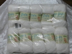 Sullivans Baby Soft 4ply Knitting Yarn 50gm White